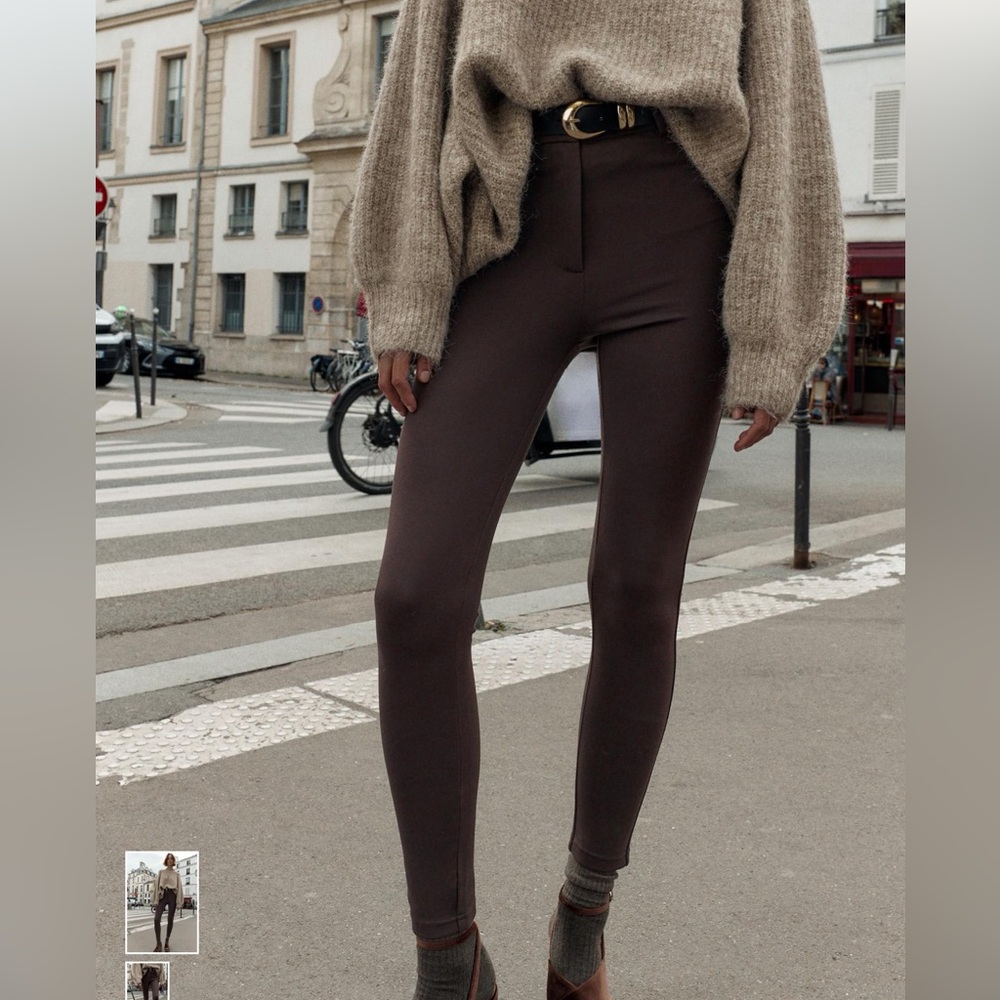 Belted Legging Jean Zara